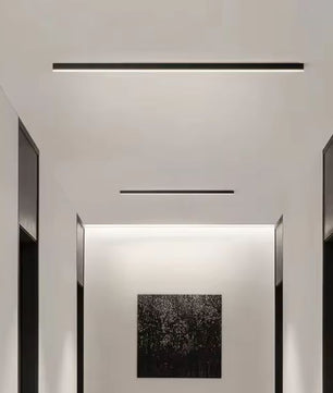 Minimalistische plafondlamp met lange LED-strip – Moderne plafondverlichting voor balkon, woonkamer, slaapkamer en keuken