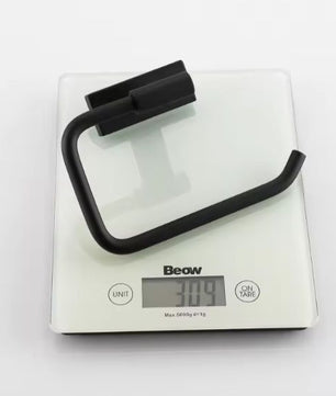 Zwarte Toiletrolhouder Wandmontage – RVS, Matzwart en Modern