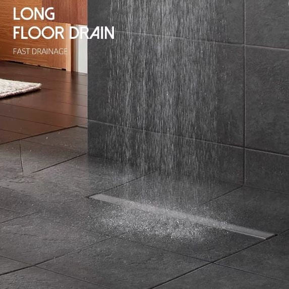 RVS Vloerafvoer Lineaire Doucheafvoer Met Geborstelde Afwerking