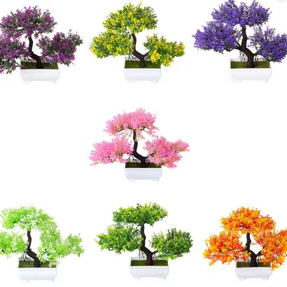Kunstmatige Bonsai Plant in Pot – Zen Tafeldecoratie voor Thuis en Kantoor