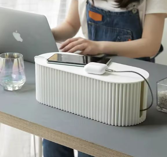 Kabelopbergdoos voor Bureau en Router Kabelbeheer Organizer