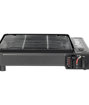 Draagbare Camping Grill – Gasfornuis met Grillplaat en Accessoires voor Outdoor Koken
