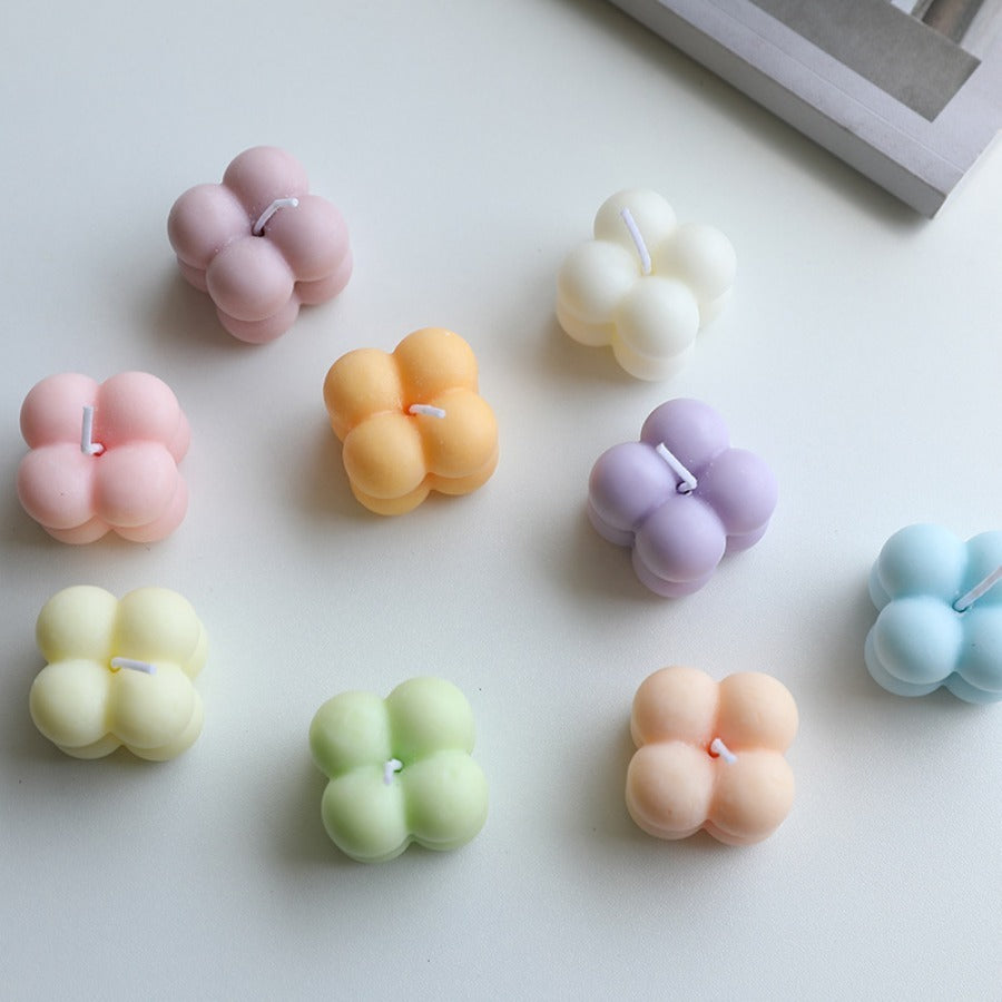 Mini Kubus Aromatherapie Kaars – Decoratieve Geurkaars voor Sfeer en Cadeau