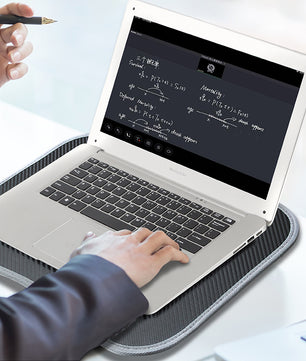 Multifunctioneel Laptopbureau met Kussen – Schoottafel met Harde Top en Muismat