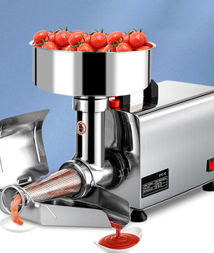 Elektrische Tomatenzeef 370W – Commerciële RVS Sausmaker met Hoge Capaciteit