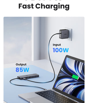 USB-C Hub 10Gbps met 4K 60Hz HDMI en PD Opladen – Multifunctioneel Docking Station