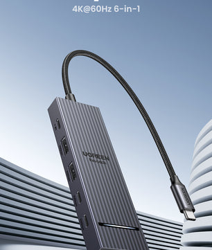 USB-C Hub 10Gbps met 4K 60Hz HDMI en PD Opladen – Multifunctioneel Docking Station