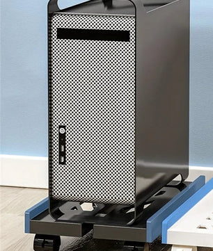 Verstelbare PC Torenstandaard met Wielen – Mobiele CPU Houder voor Onder Bureau