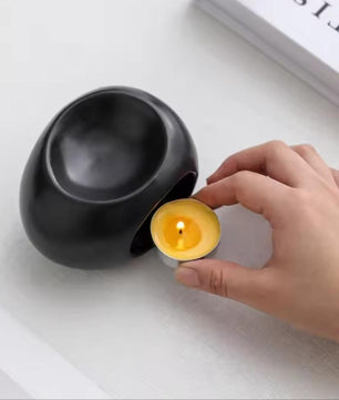 Keramische Aromatherapiebrander – Olieverspreider en Kaarsverwarmer voor Sfeervolle Decoratie