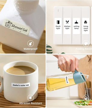 Draagbare Mini Bluetooth Stickerprinter – Inktloze Thermische Labelprinter voor Labels en Organisatie