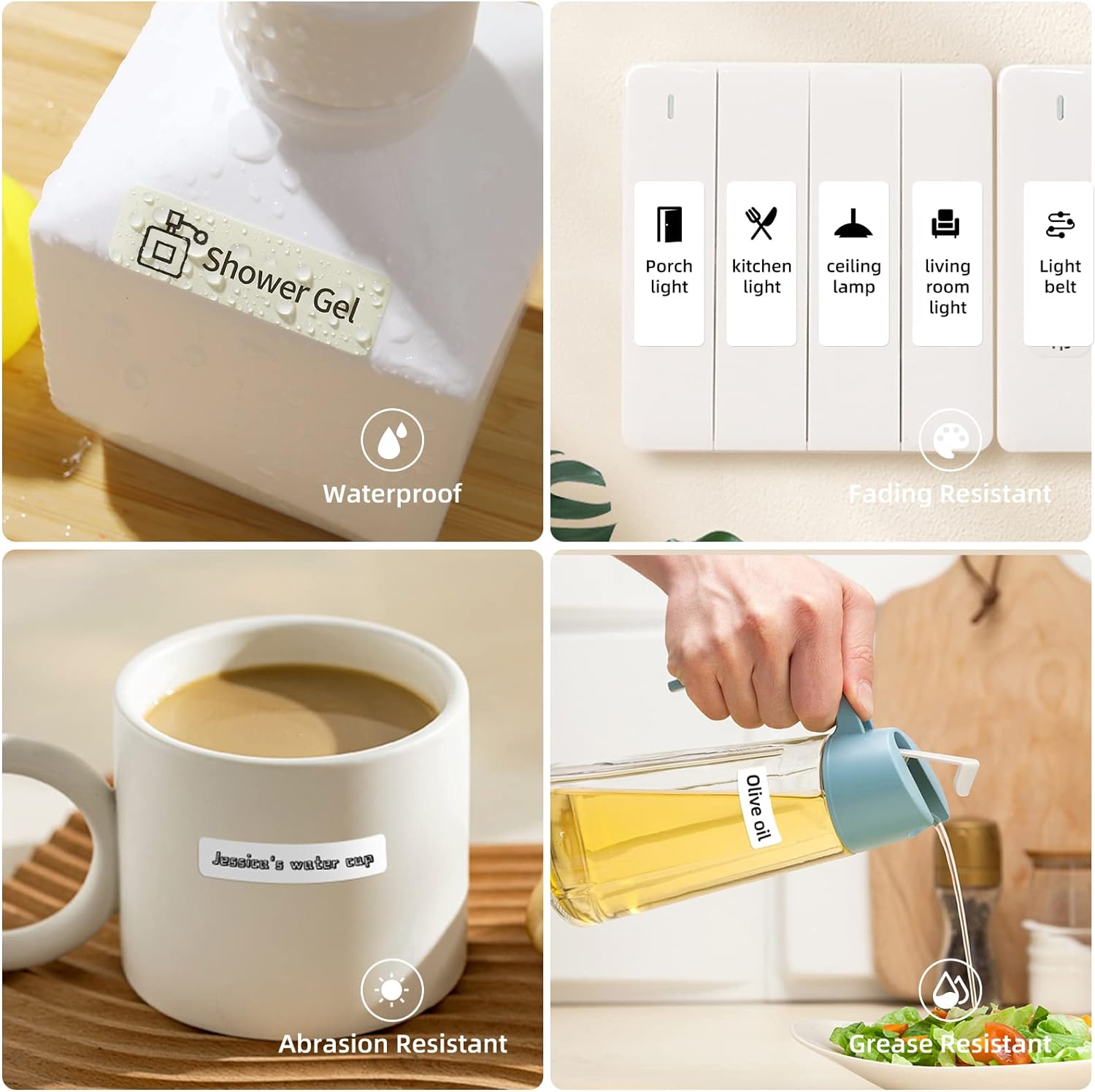 Draagbare Mini Bluetooth Stickerprinter – Inktloze Thermische Labelprinter voor Labels en Organisatie