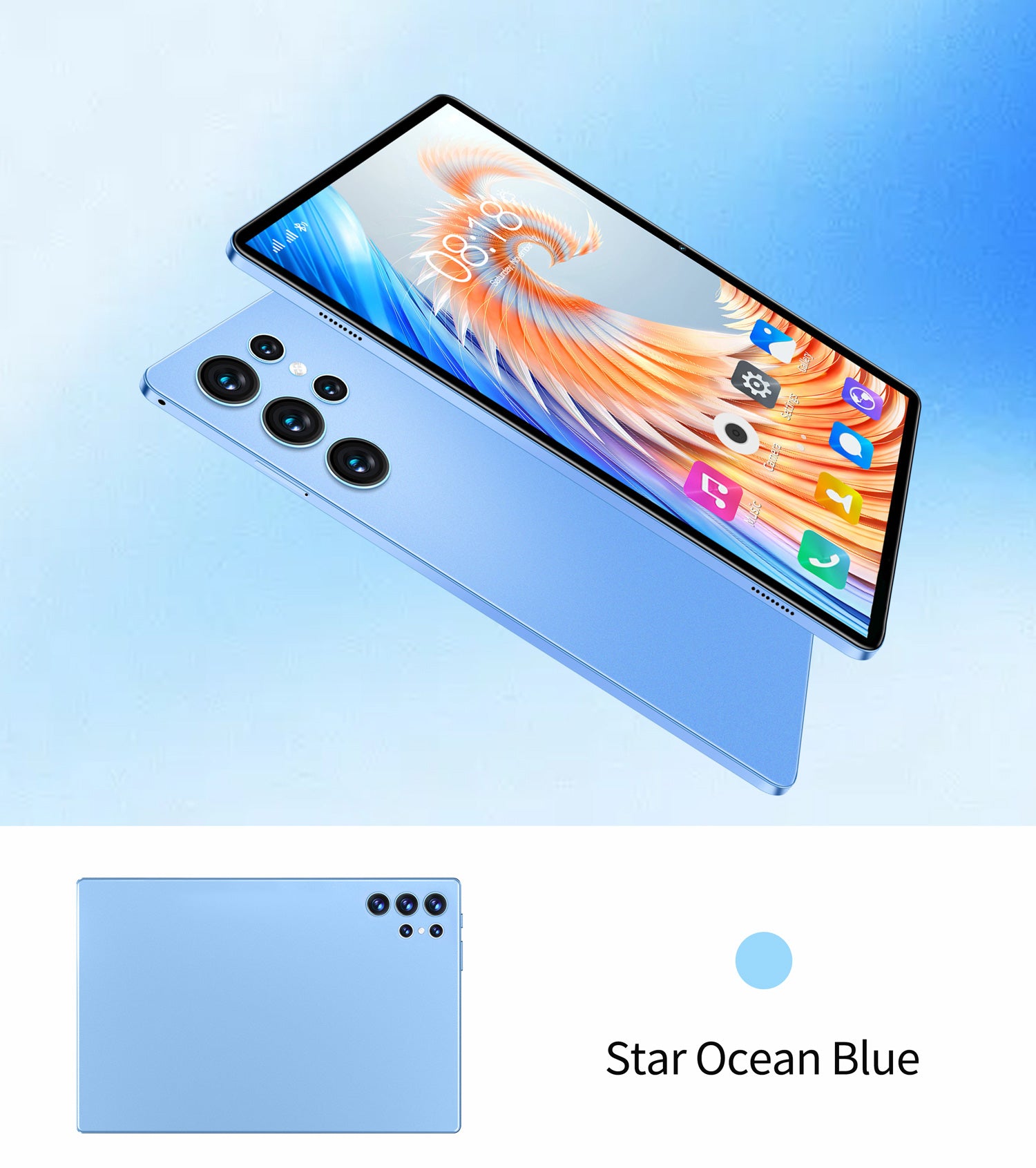 10.1 Inch Android Tablet – HD Display, Octa-Core, 4GB RAM en 64GB Opslag