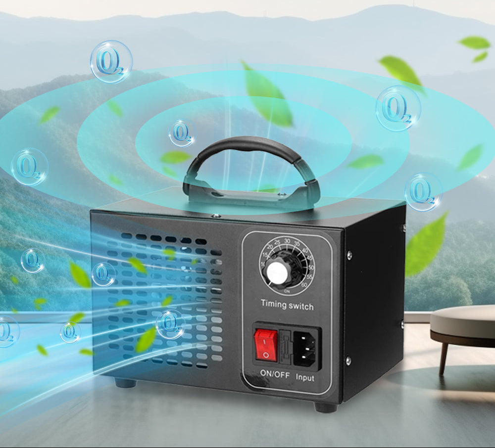 Ozongenerator Luchtreiniger 60 g/u – Krachtige Desinfectie en Geurverwijdering
