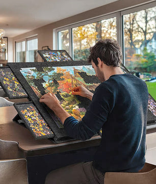 Puzzelbord met 6 Laden – Draagbare Puzzeltafel voor 1000 Stukjes