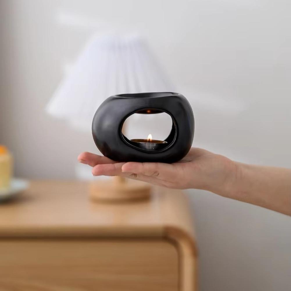 Keramische Aromatherapiebrander – Olieverspreider en Kaarsverwarmer voor Sfeervolle Decoratie