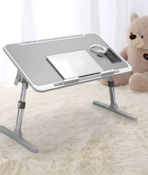 Ergonomisch Opklapbaar Laptopbureau – Verstelbare Bedtafel met Hoogte en Hoekinstelling