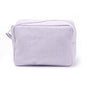 Seersucker Make-up Tas met Ruches – Gestreepte Cosmetische Reistas met Rits