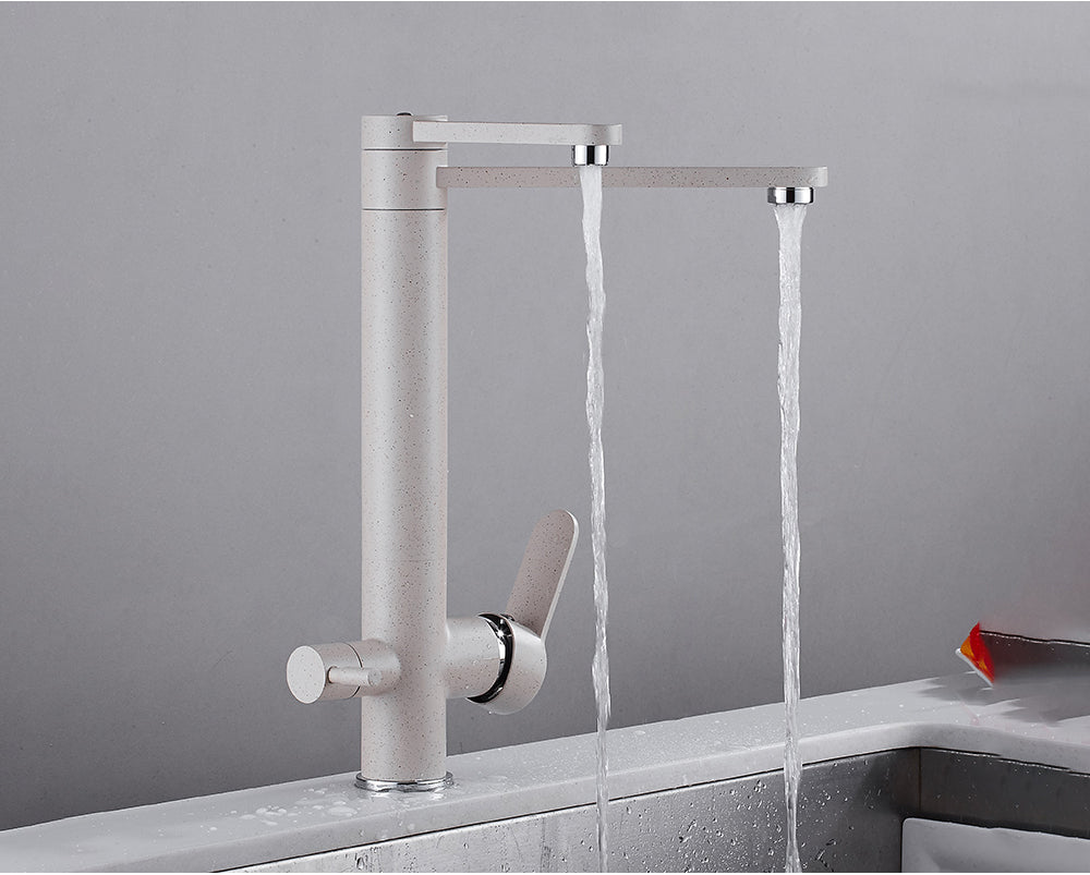 3-Weg Keukenkraan met Waterfilter – Warm en Koud