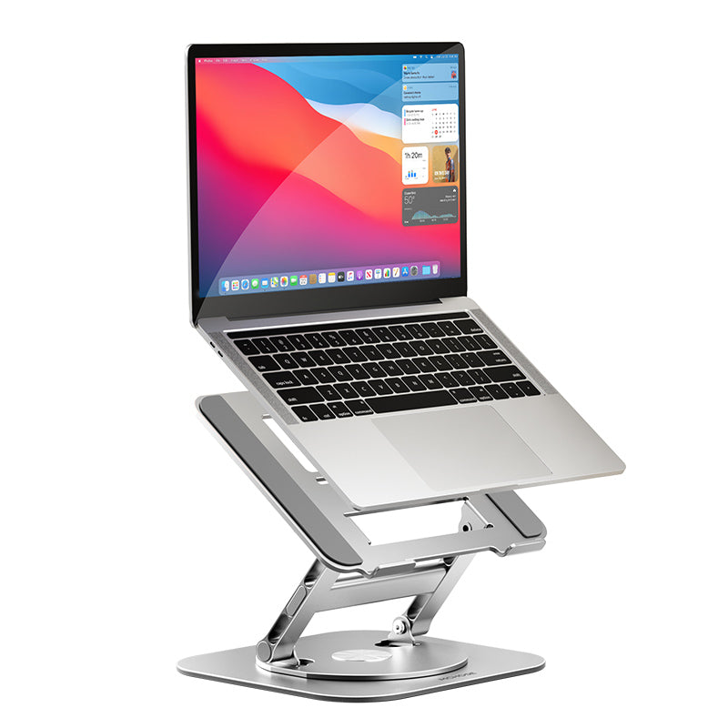 360° Draaibare Laptopstandaard Aluminium – Verstelbare Bureauverhoger voor Notebook