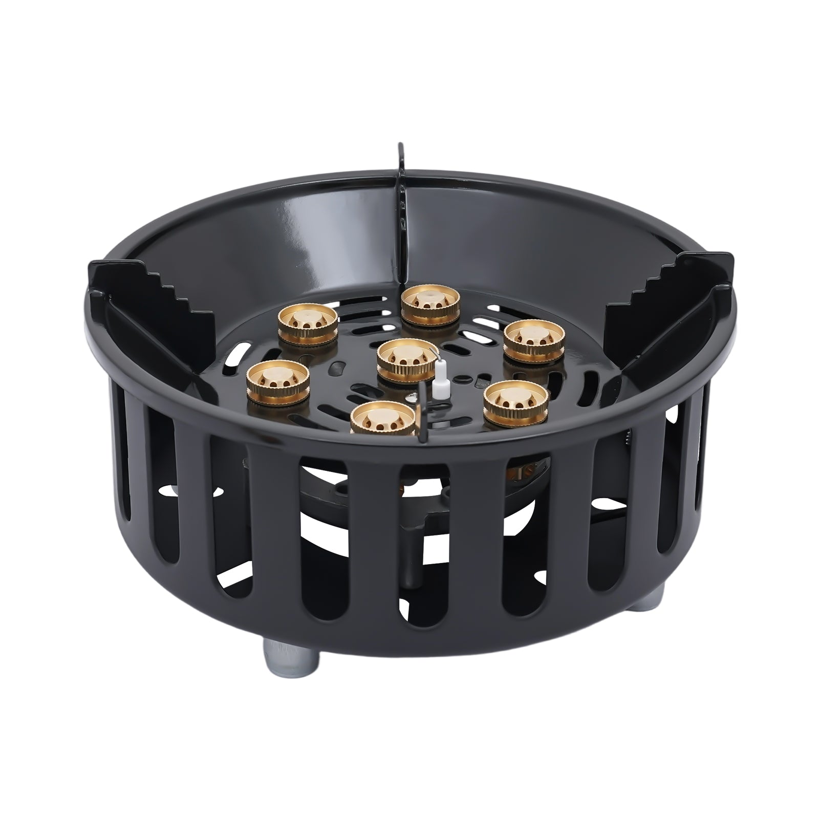 Krachtig Camping Gasfornuis – 7-Core Brander met 21000W en Winddicht Ontwerp voor Outdoor Koken