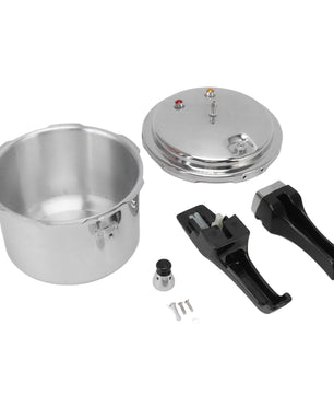 Aluminium Mini Snelkookpan 3L – Compact en Gasgeschikt met 18 cm Bodem