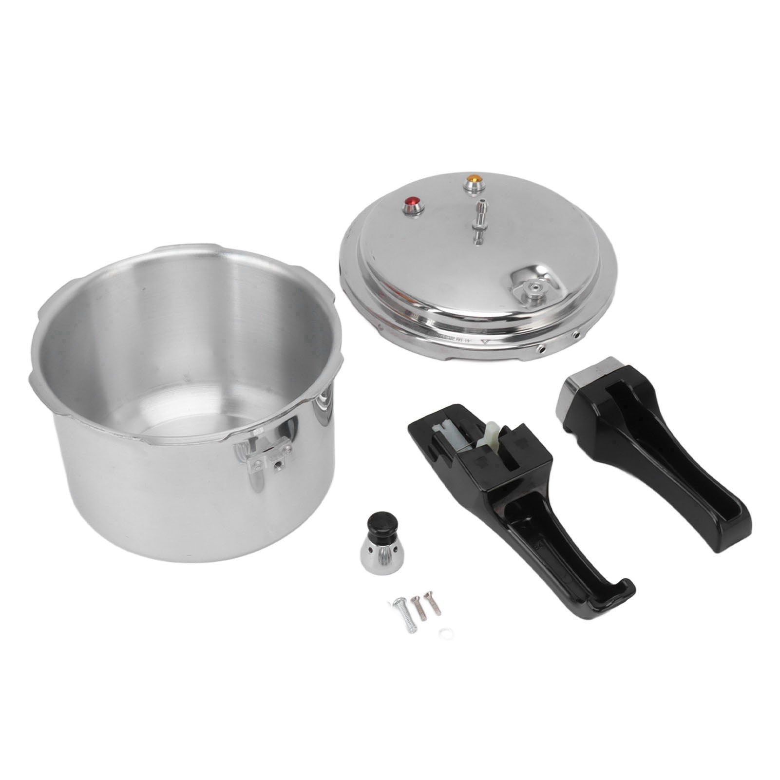 Aluminium Mini Snelkookpan 3L – Compact en Gasgeschikt met 18 cm Bodem
