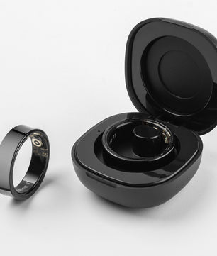 Slimme Ring met Oplaadetui – Hartslag, Temperatuur en Slaapmonitor