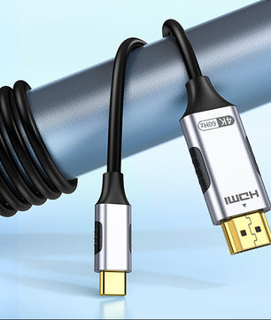 USB-C naar HDMI Kabel – 8K 60Hz / 4K 120Hz Adapter voor TV en Monitor