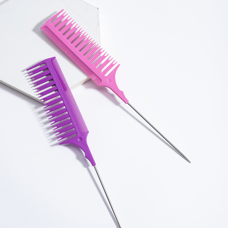Pro Tip-Tail Kapperskam – Dubbelzijdige Highlight Kam voor Haarverf en Nauwkeurige Haarpartitie