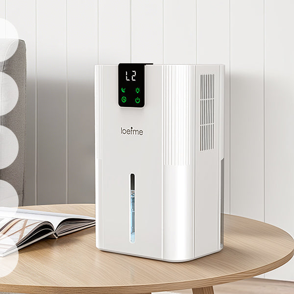 Compacte Luchtontvochtiger 2800 ml – Stil met Touch Display, Timer en RGB Verlichting
