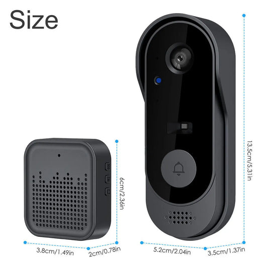 Draadloze Video Deurbel met Camera Wifi HD Nachtzicht