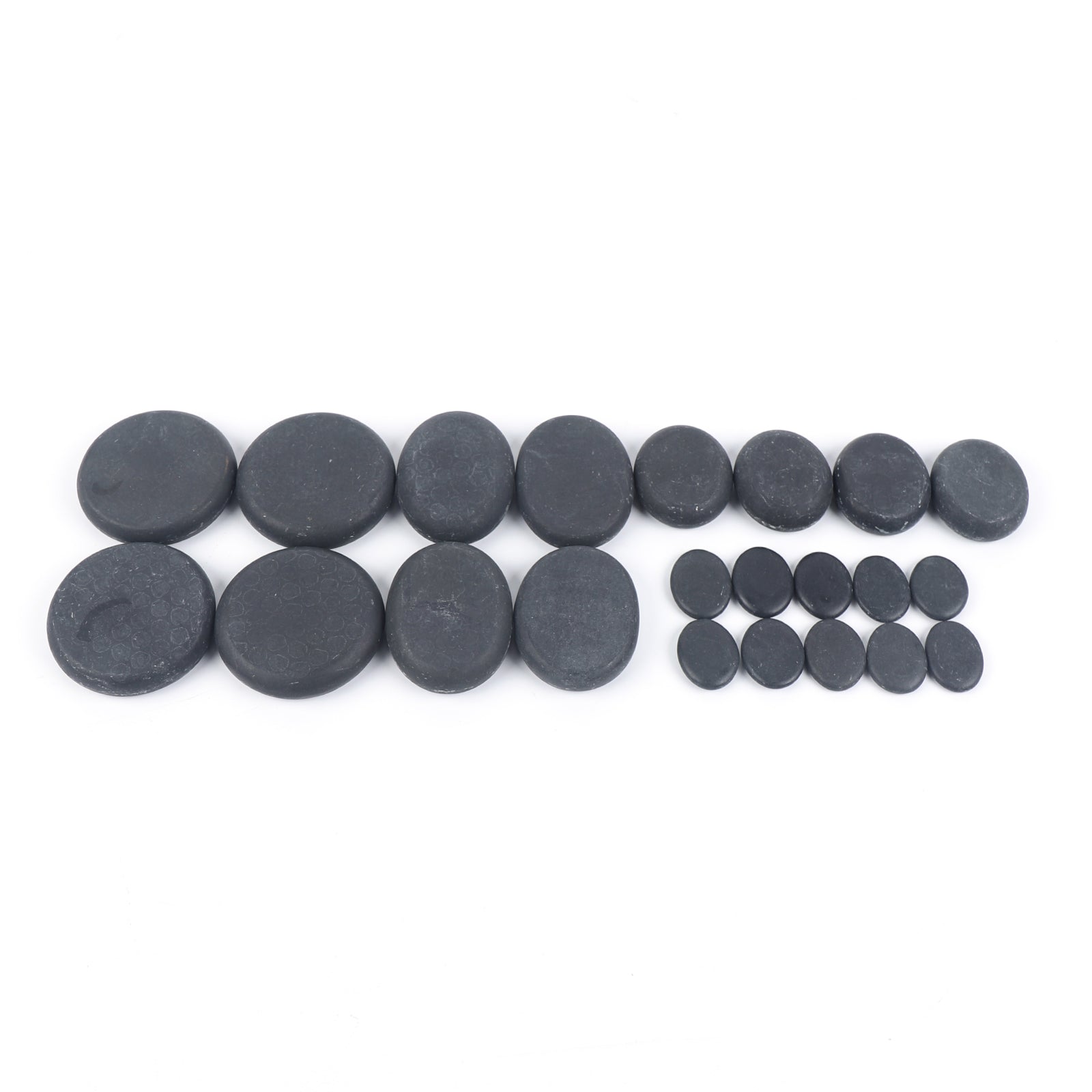 20-delige Hot Stone Massageset met Verwarmingsbox – Basalt Massagestenen voor Professionele Spa en Ontspanning