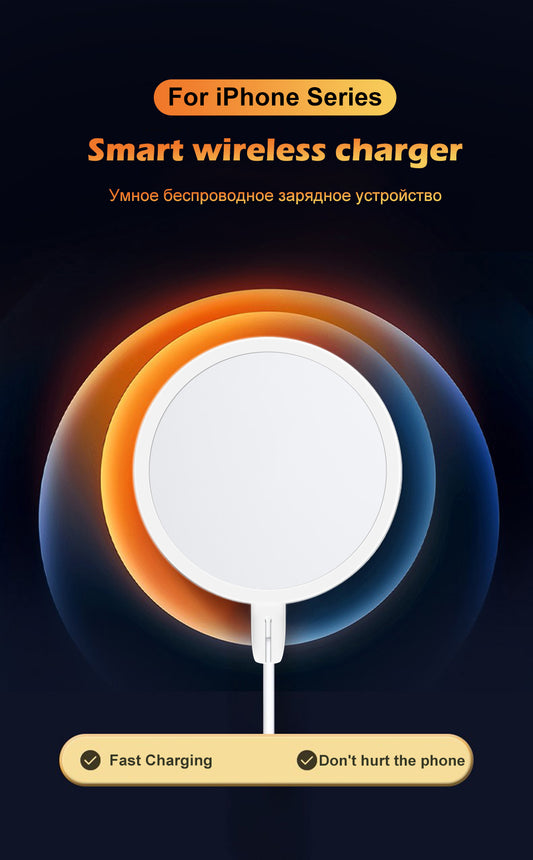 Magnetische Draadloze Oplader met Type-C – Snelladende Laadpad voor Smartphone