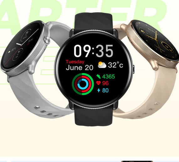 Smartwatch met AMOLED Display en Bellen – Fitness Tracker, Hartslag en Waterbestendig