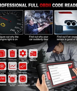 OBD2 Diagnosetool met Tablet – Auto Scanner met 28 Servicefuncties