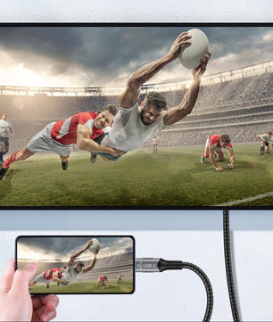 USB-C naar HDMI Kabel – 8K 60Hz / 4K 120Hz Adapter voor TV en Monitor