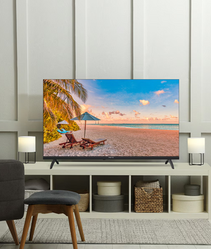 QLED Smart TV met Google TV – HDR10, Dolby Audio, Bluetooth en EyeCare Technologie