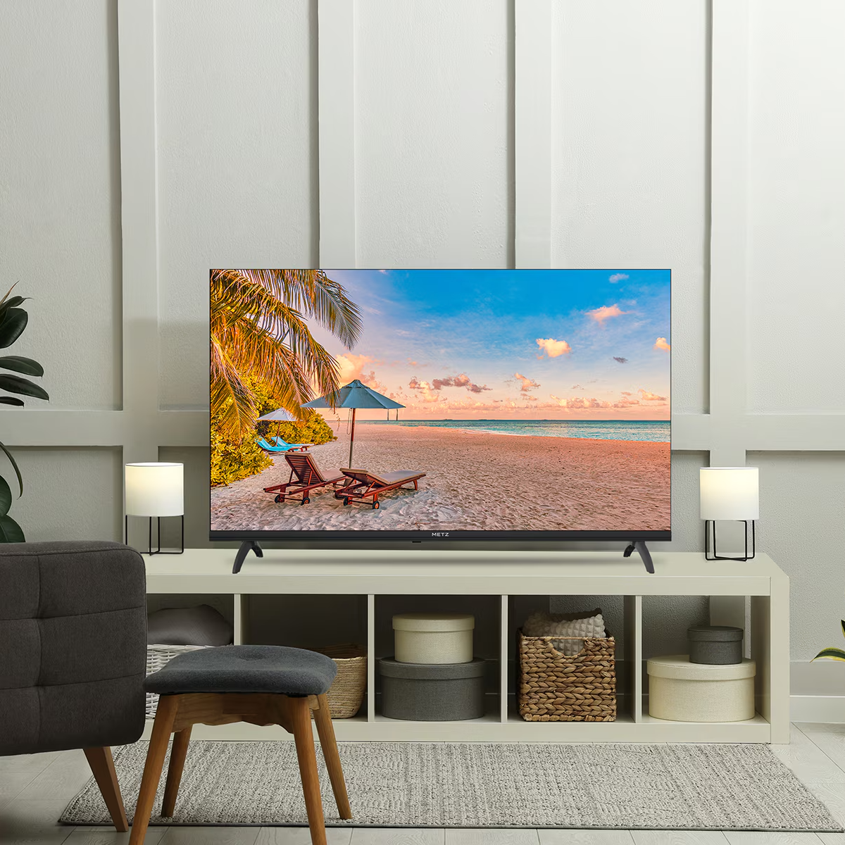 QLED Smart TV met Google TV – HDR10, Dolby Audio, Bluetooth en EyeCare Technologie