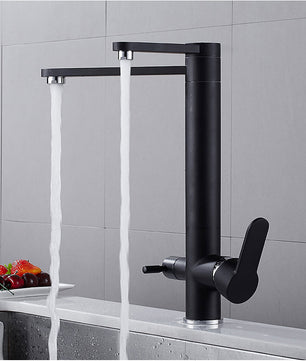3-Weg Keukenkraan met Waterfilter – Warm en Koud