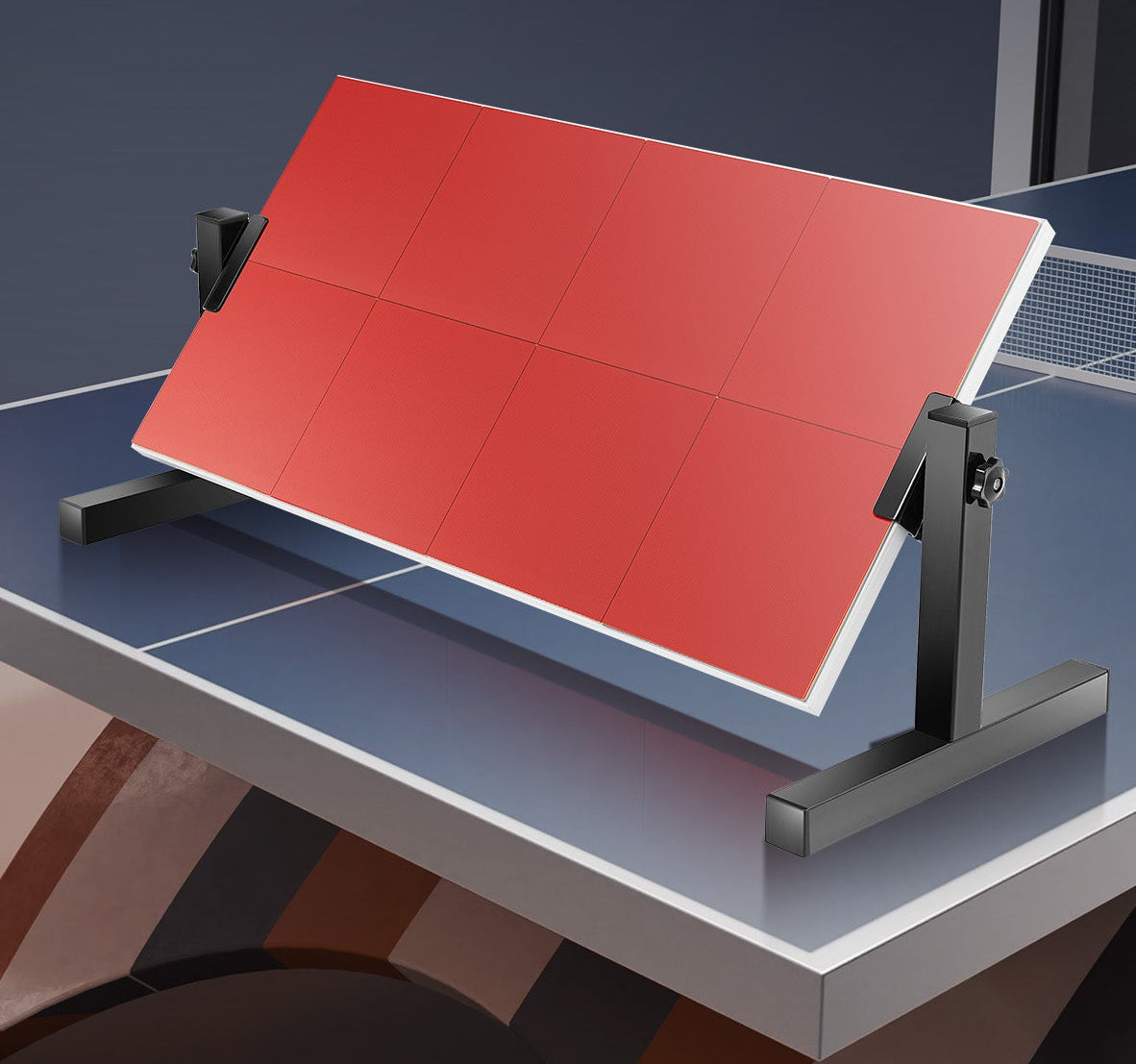Tafeltennis Rebound Board – 360° Verstelbare Pingpong Rebounder met Rubberen Oppervlak, Zelftraining