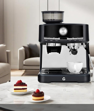 Espressomachine 20 Bar met Molen en Melkopschuimer