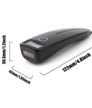 Mini Draadloze 2D Barcodescanner – Bluetooth QR en Barcode Reader met Opslagfunctie