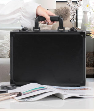 Make-up Reiskoffer met LED Spiegel – Waterdichte Organizer met Verstelbare Verdelers