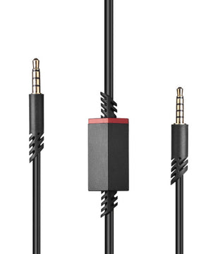 Headset Audio Kabel met Inline Mute – 2m Vervangingskabel voor Gaming Headsets