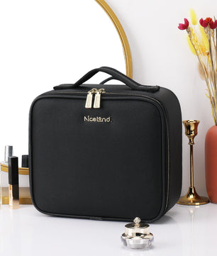 Make-up Koffer met Spiegel en Verlichting – Waterdichte Organizer met Verdelers
