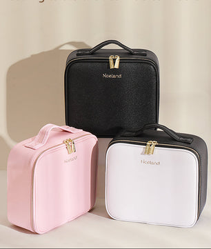 Make-up Koffer met Spiegel en Verlichting – Waterdichte Organizer met Verdelers