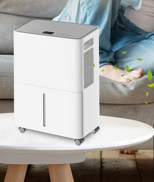 Compacte Luchtontvochtiger 1600 ml – Stil en Energiezuinig met Afvoerslang
