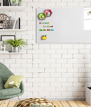 Magnetisch Whiteboard Sticker voor Muur – Droog Uitwisbaar Contactpapier met Accessoires voor Kantoor, Lesgeven en Thuis