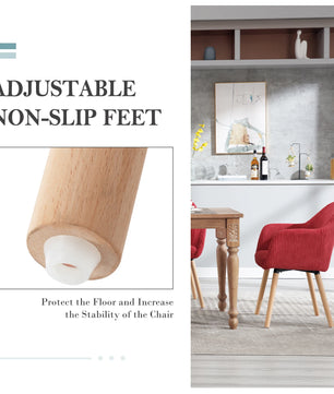 Moderne Eetkamerstoel met Armleuningen – Gestoffeerde Corduroy Keukenstoel – Scandinavisch Design – Comfortabele Rugleuning – Meerdere Kleuren