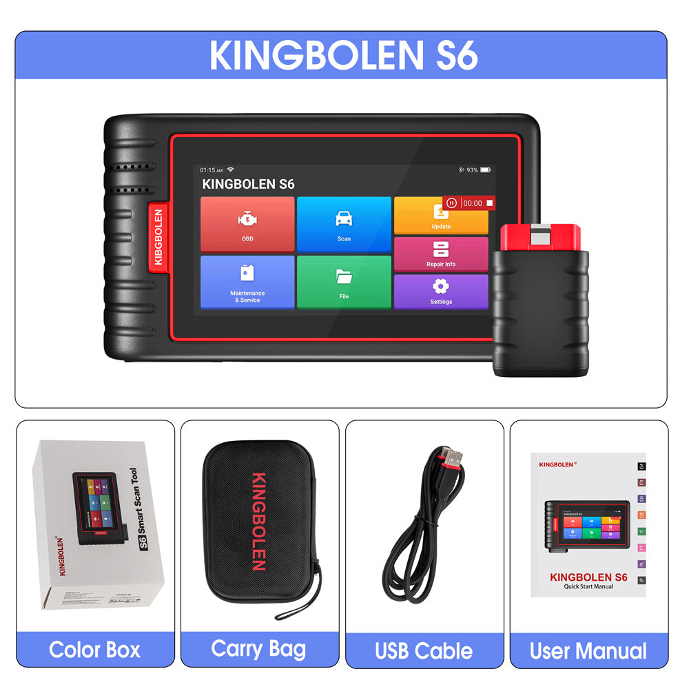 OBD2 Diagnosetool met Tablet – Auto Scanner met 28 Servicefuncties